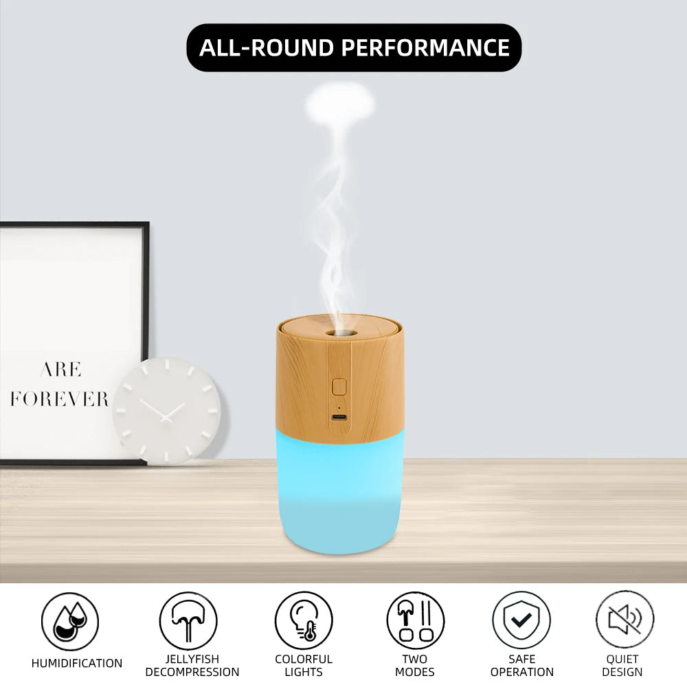 The 180ML Mini USB Humidifier: Essential Oil Diffuser for Car & Home