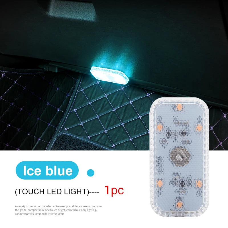 Illuminate Your Ride: Mini Wireless LED Touch Light for Car Interior & Storage