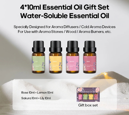 Flame Effect Air Humidifier & Aroma Diffuser with Remote – 7-Color LED Fireplace Mist for Home & Office