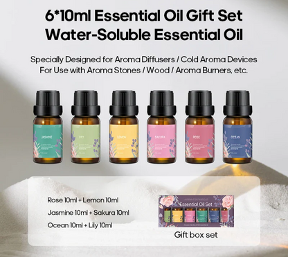 Flame Effect Air Humidifier & Aroma Diffuser with Remote – 7-Color LED Fireplace Mist for Home & Office