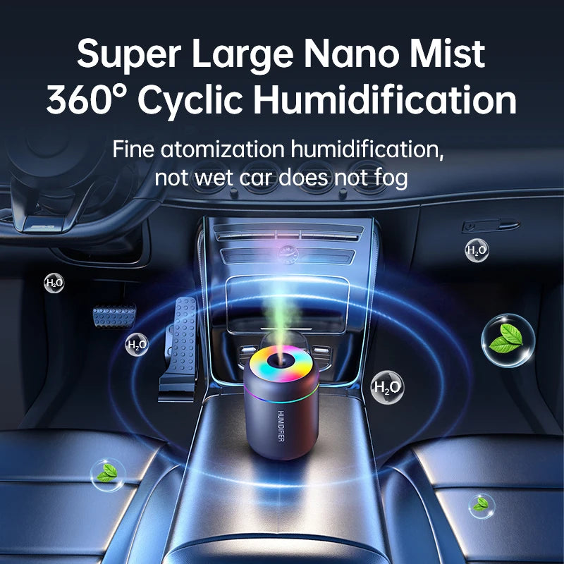 The 180ML Mini USB Humidifier: Essential Oil Diffuser for Car & Home