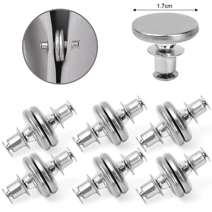 Double-Sided Magnetic Curtain Clips – Strong Hold Drapery Closure to Prevent Light Leaks & Enhance Bedroom Privacy