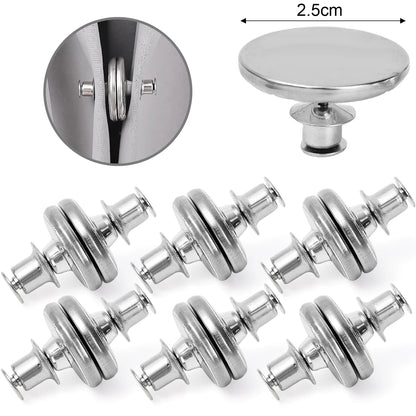 Double-Sided Magnetic Curtain Clips – Strong Hold Drapery Closure to Prevent Light Leaks & Enhance Bedroom Privacy