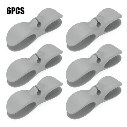 Stick-On Appliance Cord Keeper & Tidy for Countertops (Black/Grey/White)