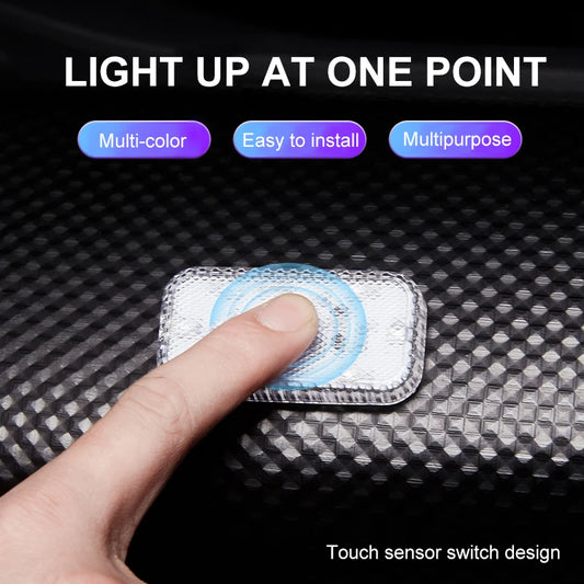Illuminate Your Ride: Mini Wireless LED Touch Light for Car Interior & Storage
